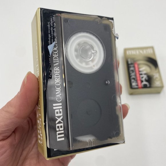 Maxwell TC-30 VHS-C Premium High-Grade HGX-Gold Tapes - Set of 3 - Picture 2 of 5